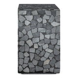 Kiri Black Outdoor Side Table - Ornate Home