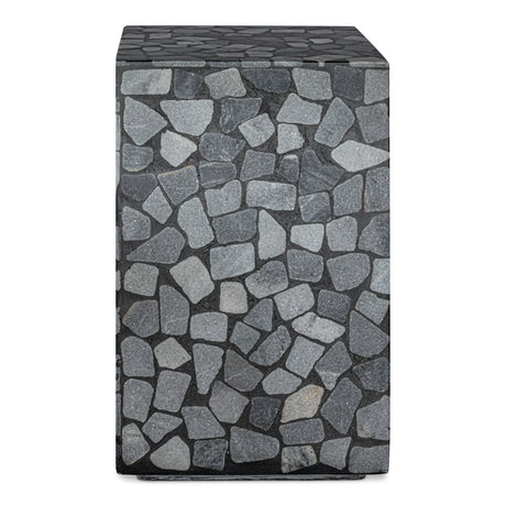 Kiri Black Outdoor Side Table - Ornate Home