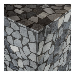 Kiri Black Outdoor Side Table - Ornate Home