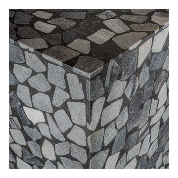Kiri Black Outdoor Side Table - Ornate Home