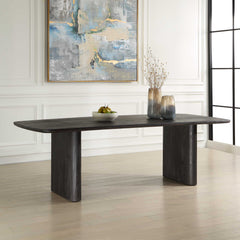 Kirin Black Reclaimed Fir Dining Table - Ornate Home