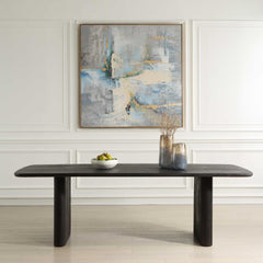 Kirin Black Reclaimed Fir Dining Table - Ornate Home