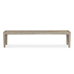 Kirkham Gray Wooden Outdoor Bench - Ornate Home