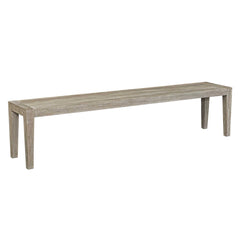 Kirkham Gray Wooden Outdoor Bench - Ornate Home
