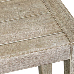 Kirkham Gray Wooden Outdoor Bench - Ornate Home