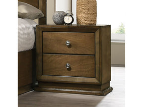 Kirkham Walnut Nightstand - Ornate Home