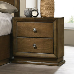 Kirkham Walnut Queen 5 Piece Bedroom Set w/2 Nightstands - Ornate Home