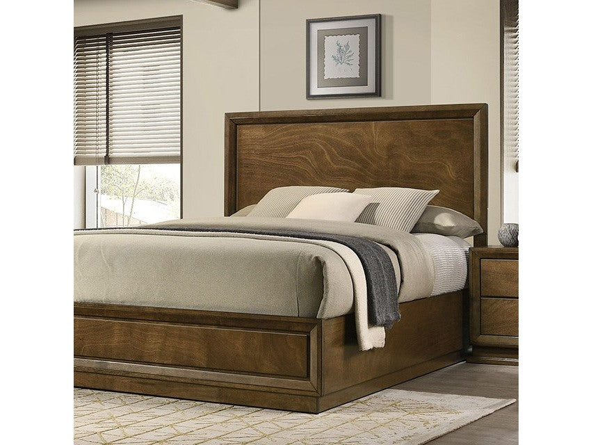 Kirkham Walnut Queen Bed - Ornate Home