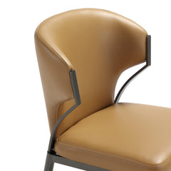 Kirsten Dining Chair in Camel (set of 2) - Ornate Home