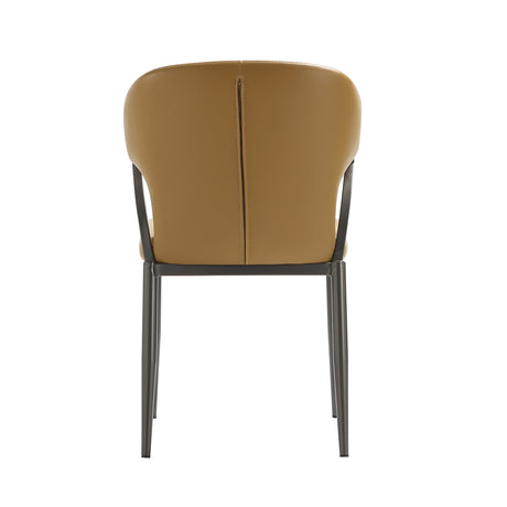 Kirsten Dining Chair in Camel (set of 2) - Ornate Home