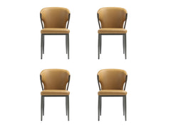 Kirsten Dining Chair in Camel (set of 4) - Ornate Home