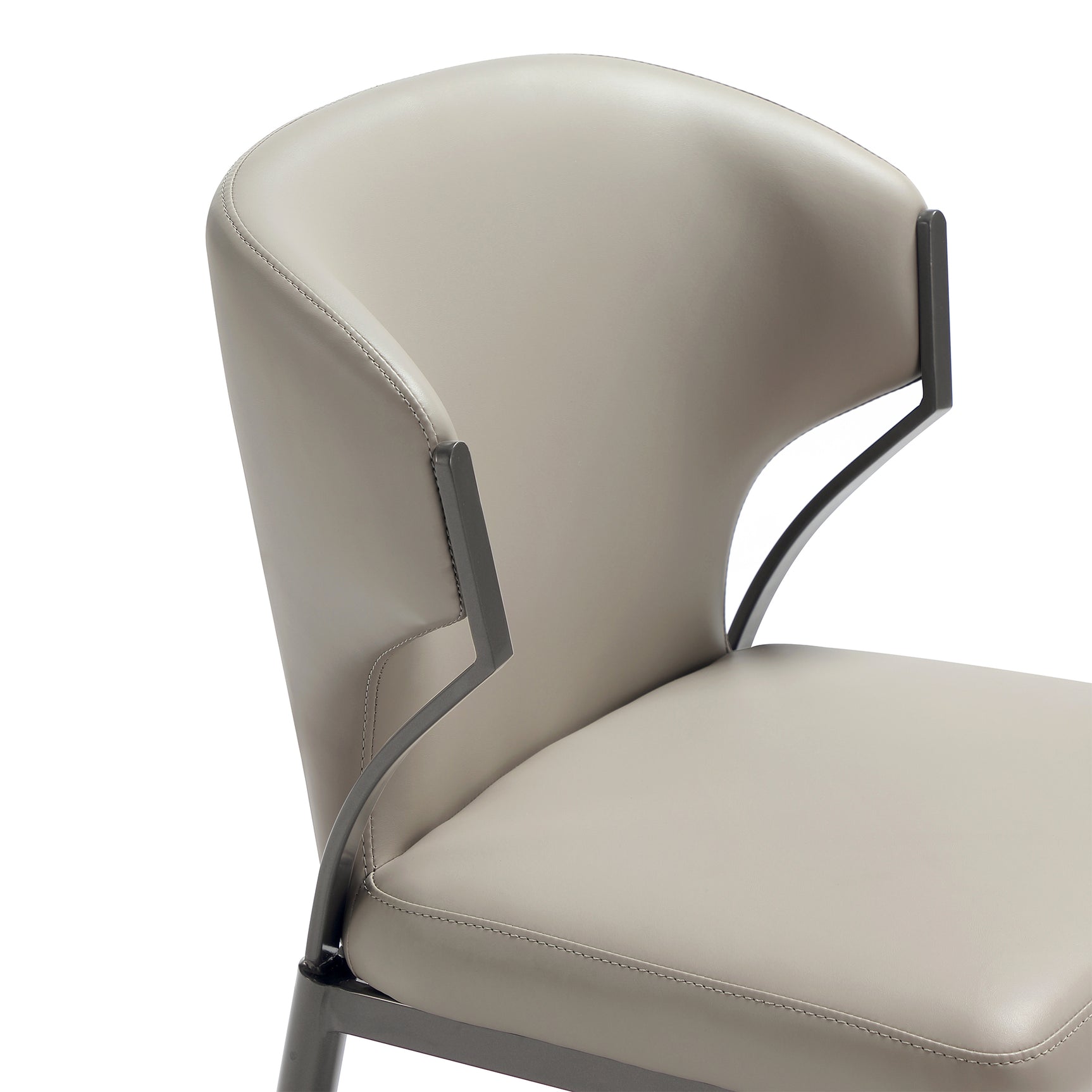 Kirsten Dining Chair in Light Grey (set of 2) - Ornate Home