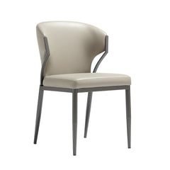 Kirsten Dining Chair in Light Grey (set of 2) - Ornate Home