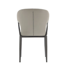 Kirsten Dining Chair in Light Grey (set of 2) - Ornate Home
