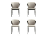 Kirsten Dining Chair in Light Grey (set of 4) - Ornate Home