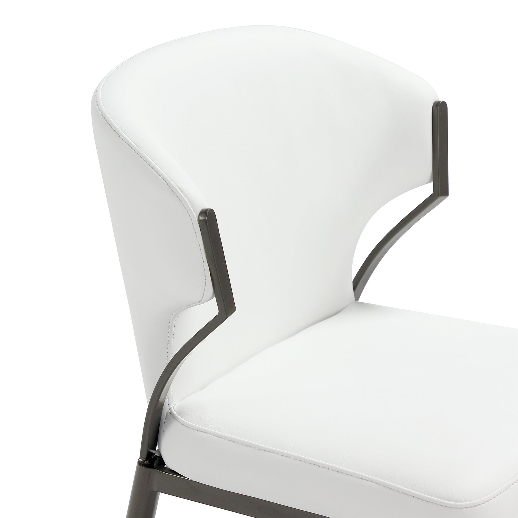 Kirsten Dining Chair in White (set of 2) - Ornate Home