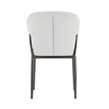 Kirsten Dining Chair in White (set of 2) - Ornate Home