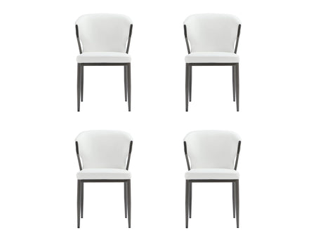 Kirsten Dining Chair in White (set of 4) - Ornate Home