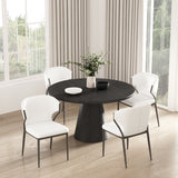 Kirsten Dining Chair in White (set of 4) - Ornate Home