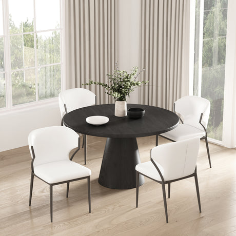 Kirsten Dining Chair in White (set of 4) - Ornate Home