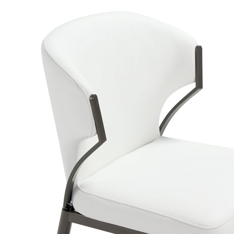 Kirsten Dining Chair in White (set of 4) - Ornate Home