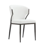 Kirsten Dining Chair in White (set of 4) - Ornate Home