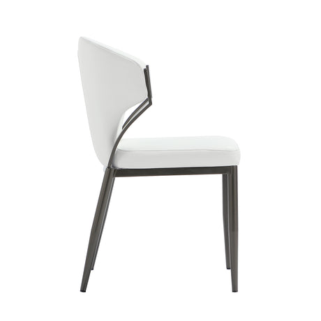 Kirsten Dining Chair in White (set of 4) - Ornate Home