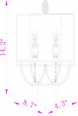 Kirwan Black Iron Wall Sconce - Ornate Home