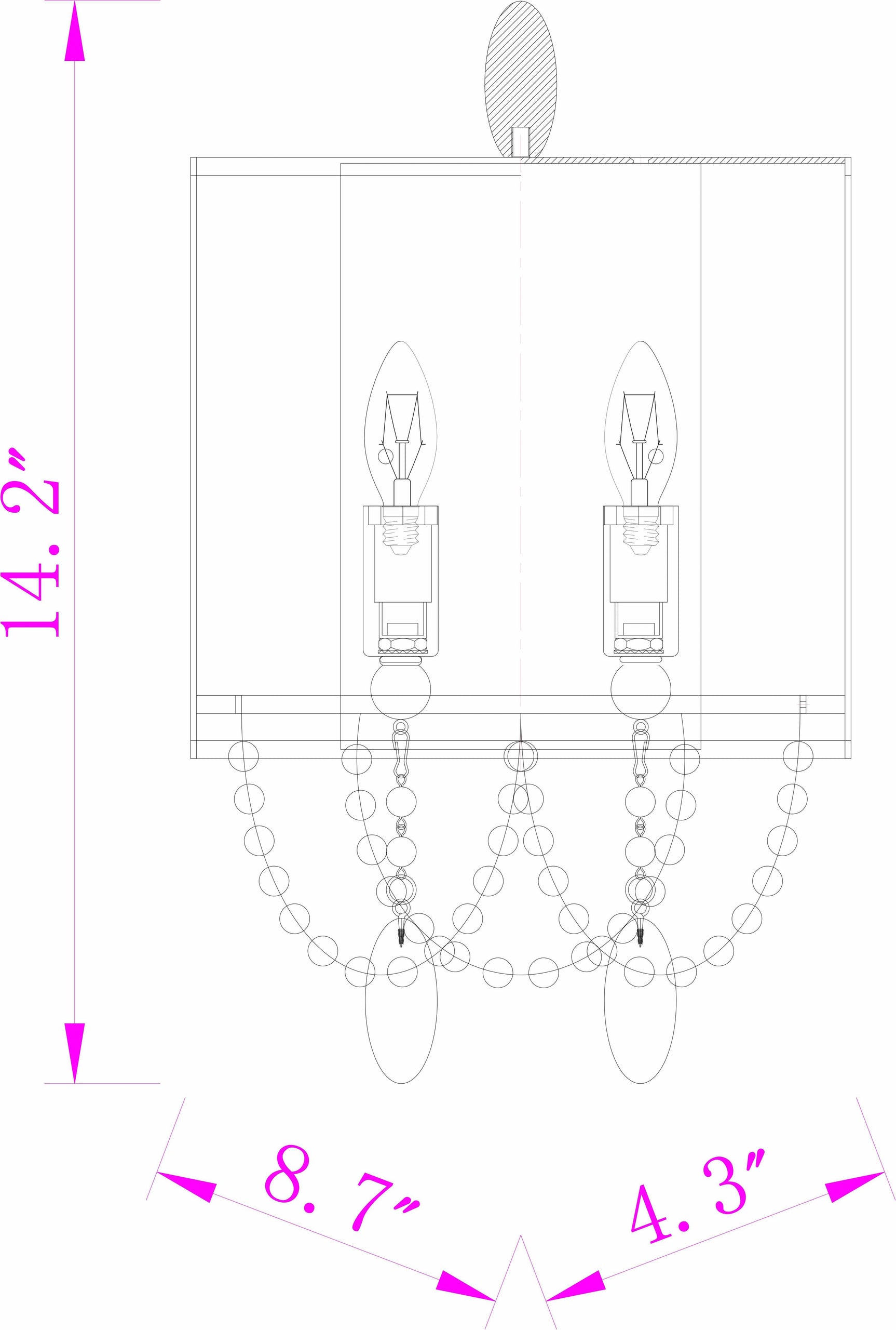 Kirwan Black Iron Wall Sconce - Ornate Home