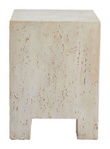 Kitara Beige Side Table - Ornate Home