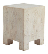 Kitara Beige Side Table - Ornate Home
