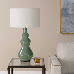 Kitley Sage Green Table Lamp - Ornate Home