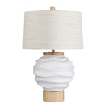Kittredge White/Tan Table Lamp - Ornate Home