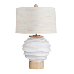 Kittredge White/Tan Table Lamp - Ornate Home