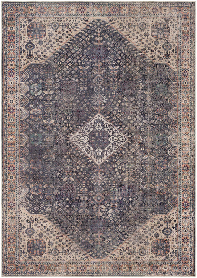 Kittrell Vintage Flat Pile Washable Rug - Clearance - Ornate Home