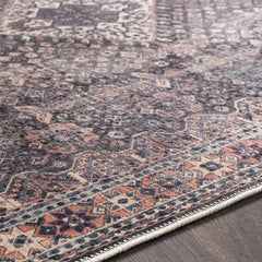 Kittrell Vintage Flat Pile Washable Rug - Clearance - Ornate Home