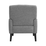 Kiwi Palmer Grey Chair with Channel Back - Ornate Home