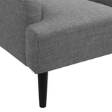 Kiwi Palmer Grey Chair with Channel Back - Ornate Home