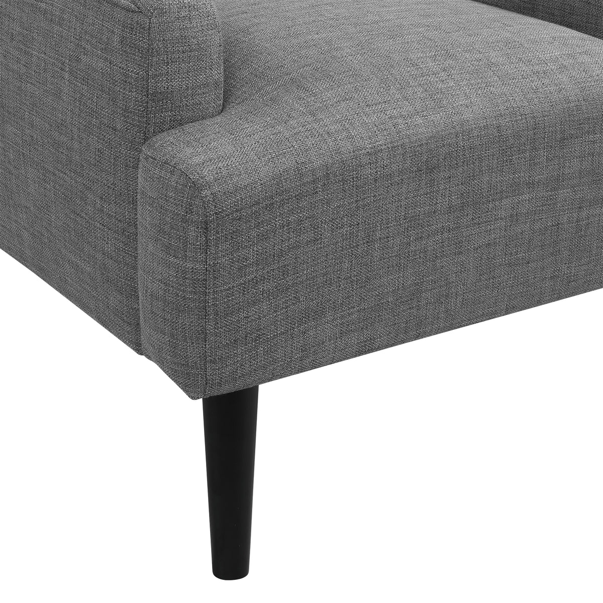 Kiwi Palmer Grey Chair with Channel Back - Ornate Home
