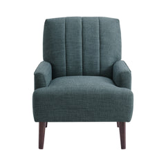 Kiwi Palmer Teal Chair with Channel Back - Ornate Home