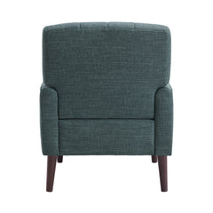 Kiwi Palmer Teal Chair with Channel Back - Ornate Home