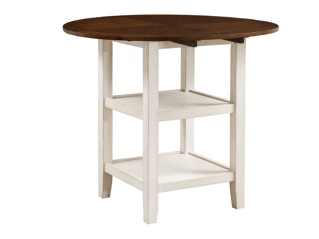 Kiwi White Wash Counter Height Table - Ornate Home
