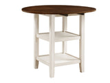 Kiwi White Wash Counter Height Table - Ornate Home