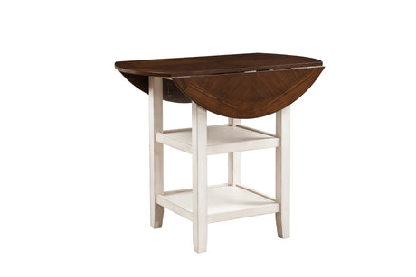 Kiwi White Wash Counter Height Table - Ornate Home