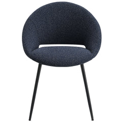 Klaus Navy/Black Side Chair (Set of 2) - Ornate Home