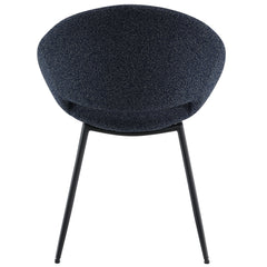 Klaus Navy/Black Side Chair (Set of 2) - Ornate Home