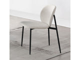 Klaus White/Black Side Chair (Set of 2) - Ornate Home