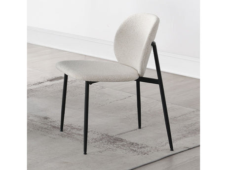 Klaus White/Black Side Chair (Set of 2) - Ornate Home