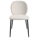 Klaus White/Black Side Chair (Set of 2) - Ornate Home