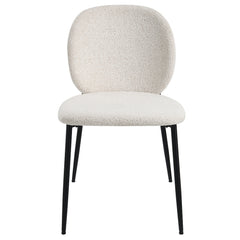 Klaus White/Black Side Chair (Set of 2) - Ornate Home